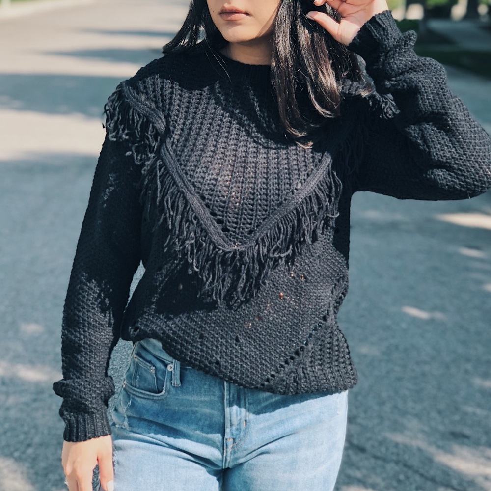 (LAST) Stacie Fringe Knit - Picture 2 of 6